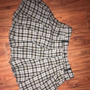 Plaid schoolgirl free people skirt